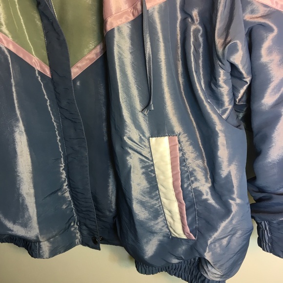 Vintage Current Seen Nylon Filled Bomber Jacket - Picture 3 of 4